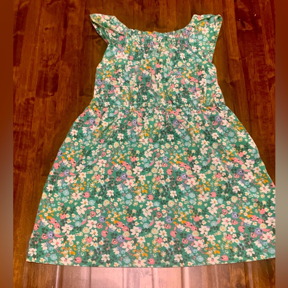 Carter’s Toddler Green Floral Dress🌼 Sz 4T
